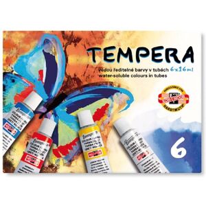 Koh-i-noor 162547/6 – súprava temperových farieb 6× 16 ml Koh-i-noor 162547/6 – súprava temperových farieb 6× 16 ml