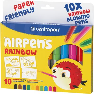 Centropen fúkacie fixky Air Pens 1500 Rainbow 10 ks Centropen fúkacie fixky Air Pens 1500 Rainbow 10 ks