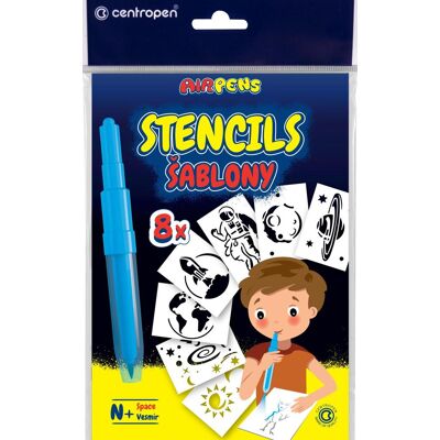 CENTROPEN šablóny k fúkacím fixkám 9996 N+ vesmír CENTROPEN šablóny k fúkacím fixkám 9996 N+ vesmír