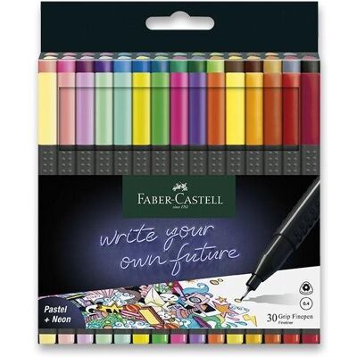 FABER-CASTELL Grip, 30 farieb FABER-CASTELL Grip, 30 farieb