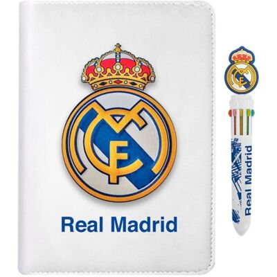 KIDS EUROSWAN Real Madrid: Club crest – súprava zápisníkov A5 s perom KIDS EUROSWAN Real Madrid: Club crest – súprava zápisníkov A5 s perom