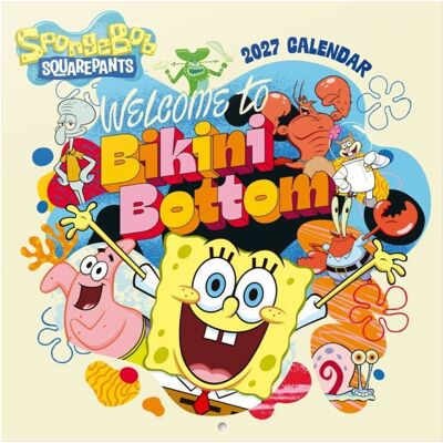 Grupo Erik SpongeBob – Nástenný kalendár 2027 Grupo Erik SpongeBob – Nástenný kalendár 2027