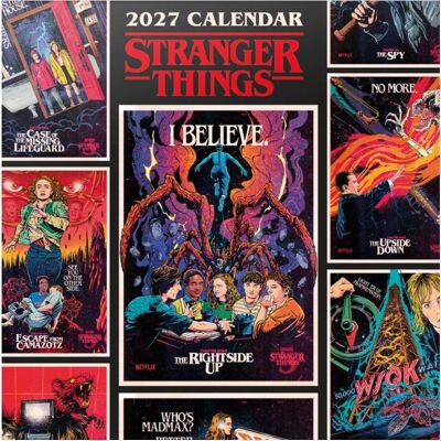 Grupo Erik Netflix Stranger Things – Nástenný kalendár 2027 Grupo Erik Netflix Stranger Things – Nástenný kalendár 2027
