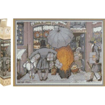 GRAFIX Diamantové maľovanie, Výloha, 50 × 40 cm GRAFIX Diamantové maľovanie, Výloha, 50 × 40 cm