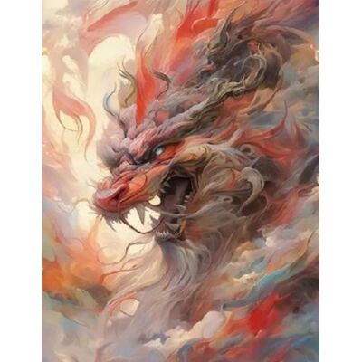 Norimpex Červený drak 30 × 40 cm Norimpex Červený drak 30 × 40 cm