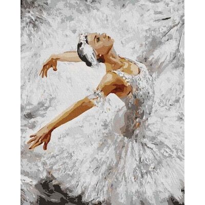 Norimpex Baletka v bielej 30 × 40 cm Norimpex Baletka v bielej 30 × 40 cm