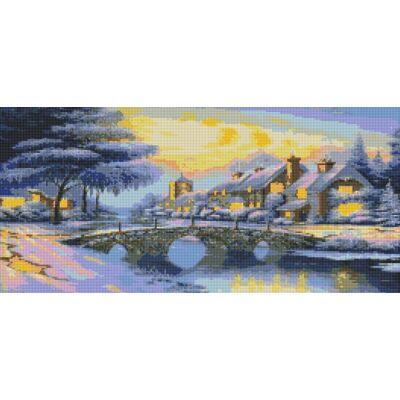 Norimpex Zasnežený most 80 × 40 cm Norimpex Zasnežený most 80 × 40 cm