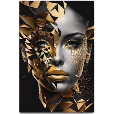Norimpex Žena v zlatej farbe 30 × 40 cm Norimpex Žena v zlatej farbe 30 × 40 cm
