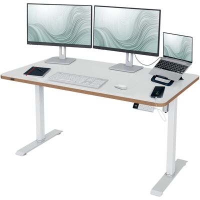 LEITZ Ergo elektrický 140 × 80 cm, biely LEITZ Ergo elektrický 140 × 80 cm, biely