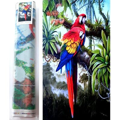 Norimpex Farebné papagáje 80 × 40 cm Norimpex Farebné papagáje 80 × 40 cm