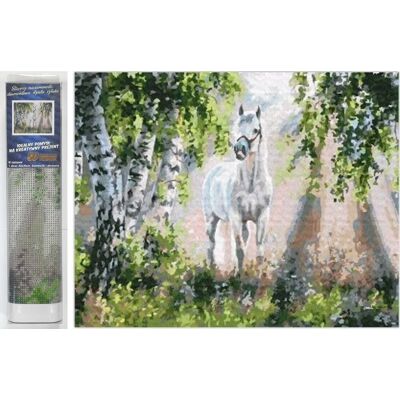 Norimpex Biely kôň 30 × 40 cm Norimpex Biely kôň 30 × 40 cm