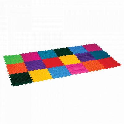 Empt Masážna ortopedická podložka Puzzle „Mega Mix“ 18 modulov Empt Masážna ortopedická podložka Puzzle „Mega Mix“ 18 modulov