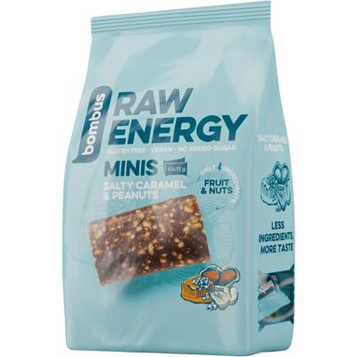 Bombus Raw Energy Minis Salty Caramel & Peanuts 10× 15 g Bombus Raw Energy Minis Salty Caramel & Peanuts 10× 15 g