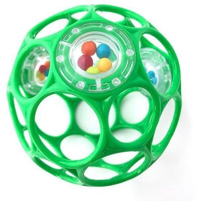 Oball RATTLE 10 cm 0 mes.+ seafoam Oball RATTLE 10 cm 0 mes.+ seafoam