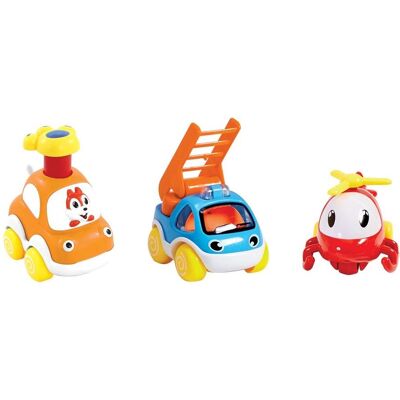 EDUSHAPE sada autíčok push n pull EDUSHAPE sada autíčok push n pull
