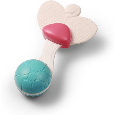 BabyOno Hrkálka s hryzadlom Heart 3 m+ BabyOno Hrkálka s hryzadlom Heart 3 m+