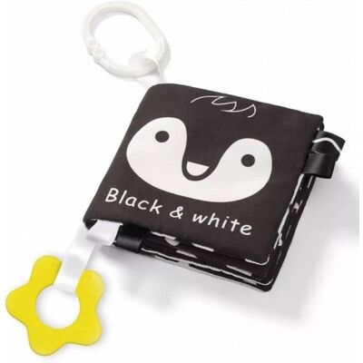 BABYONO knižka na hranie Black & White BABYONO knižka na hranie Black & White