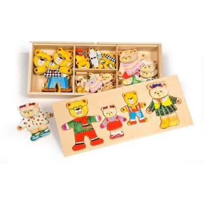 Bigjigs Toys Drevené figúrky – Medvedia rodinka Bigjigs Toys Drevené figúrky – Medvedia rodinka