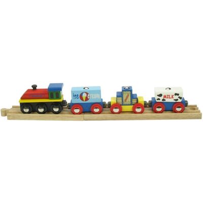 Bigjigs Toys Bigjigs Vlak s tovarom Bigjigs Toys Bigjigs Vlak s tovarom