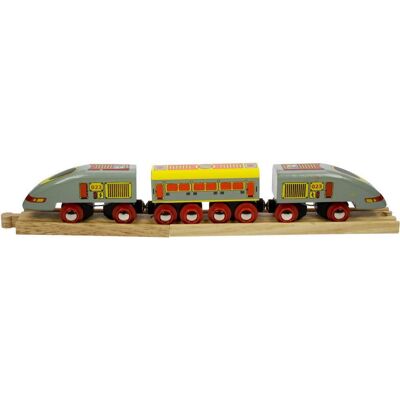 Bigjigs Toys Bigjigs Osobný vlak – Rýchlik Eurostar Bigjigs Toys Bigjigs Osobný vlak – Rýchlik Eurostar
