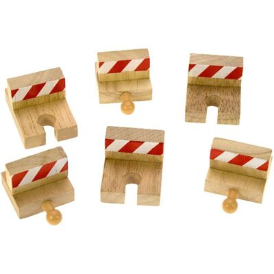 Bigjigs Toys Bigjigs Nárazníky, 6 ks Bigjigs Toys Bigjigs Nárazníky, 6 ks