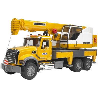 Bruder Nákladný automobil MACK Granite so žeriavom Liebherr Bruder Nákladný automobil MACK Granite so žeriavom Liebherr