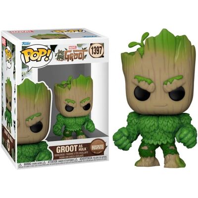 Funko Pop! Marvel We are Groot Groot as Hulk 1397 Funko Pop! Marvel We are Groot Groot as Hulk 1397