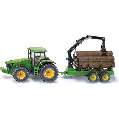 Siku Farmer – Traktor John Deere s lesným prívesom Siku Farmer – Traktor John Deere s lesným prívesom