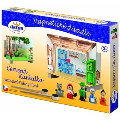 Detoa Magnetické dieliky – Červená Čiapočka Detoa Magnetické dieliky – Červená Čiapočka