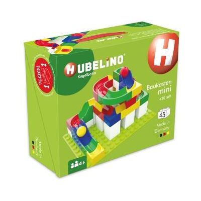 Hubelino Guľôčková dráha – Súprava s kockami Mini 45 ks Hubelino Guľôčková dráha – Súprava s kockami Mini 45 ks