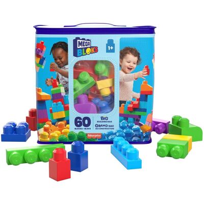 Mattel Mega Bloks Vrece kociek pre chlapcov (60 ks) Mattel Mega Bloks Vrece kociek pre chlapcov (60 ks)