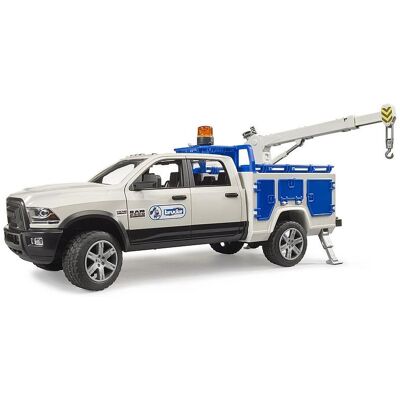 Bruder 2509 Terénne auto RAM s otočným majákom a hydraulickou rukou Bruder 2509 Terénne auto RAM s otočným majákom a hydraulickou rukou
