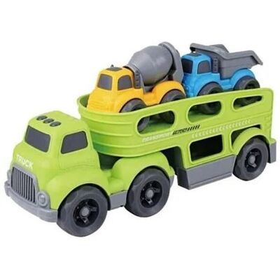 Bavytoy Sada truck s autíčkami zelený Bavytoy Sada truck s autíčkami zelený