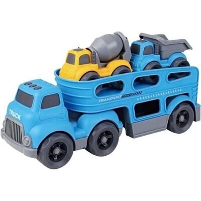 Bavytoy Sada truck s autíčkami modrý Bavytoy Sada truck s autíčkami modrý