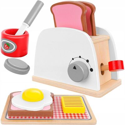 Kruzzel 22435 Drevený toastovač s príslušenstvom Kruzzel 22435 Drevený toastovač s príslušenstvom
