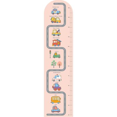 Wiky Detský meter na stenu penový autá 120 cm Wiky Detský meter na stenu penový autá 120 cm