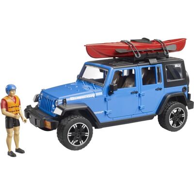 Bruder 2529 Jeep Wrangler Rubicon s kajakom a figúrkou Bruder 2529 Jeep Wrangler Rubicon s kajakom a figúrkou