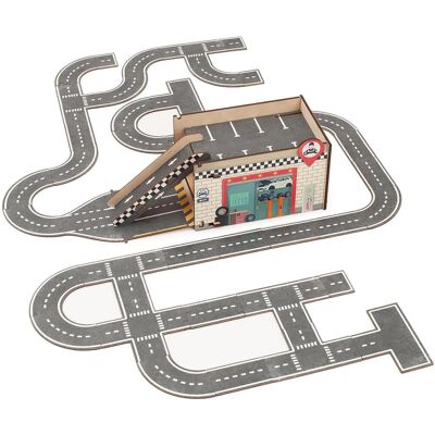 Vemkel Puzzle diaľnica a garáž Vemkel Puzzle diaľnica a garáž
