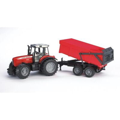 Bruder 02045 Traktor Massey Ferguson 7480 s valníkom Bruder 02045 Traktor Massey Ferguson 7480 s valníkom