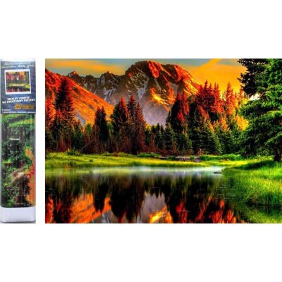Norimpex Západ slnka pri jazere 30 × 40 cm Norimpex Západ slnka pri jazere 30 × 40 cm