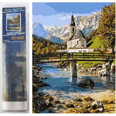 Norimpex Kostol v Ramsau 30 × 40 cm Norimpex Kostol v Ramsau 30 × 40 cm