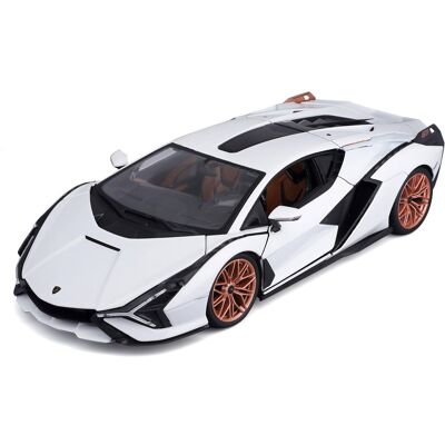 Bburago Lamborghini Sián FKP 37 1 : 18 biela Bburago Lamborghini Sián FKP 37 1 : 18 biela