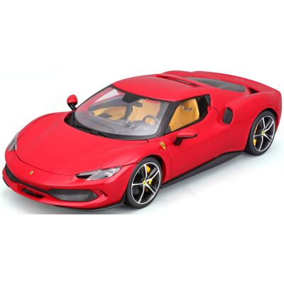 Bburago Ferrari 296 GTB 1 : 18 červená Bburago Ferrari 296 GTB 1 : 18 červená