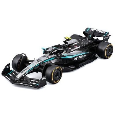 Bburago Race Formula F1, Mercedes-AMG Petronas W16.2025, 12 Kimi Antonelli, 1 : 43 Bburago Race Formula F1, Mercedes-AMG Petronas W16.2025, 12 Kimi Antonelli, 1 : 43