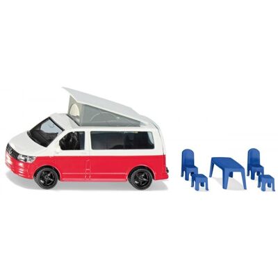Siku Super – VW T6 California s pohyblivou strechou a príslušenstvom Siku Super – VW T6 California s pohyblivou strechou a príslušenstvom