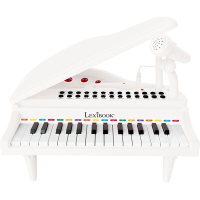 Lexibook Mini elektrické piano s mikrofónom a 31 svietiacimi klávesmi na ľahké učenie Lexibook Mini elektrické piano s mikrofónom a 31 svietiacimi klávesmi na ľahké učenie