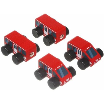 Cubika 15108 Rýchlik – drevený vláčik s magnetmi – 4 diely Cubika 15108 Rýchlik – drevený vláčik s magnetmi – 4 diely