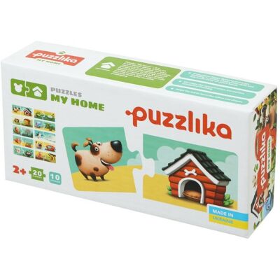 Cubika Puzzlika 13074 Môj domov – náučné puzzle 20 dielikov Cubika Puzzlika 13074 Môj domov – náučné puzzle 20 dielikov