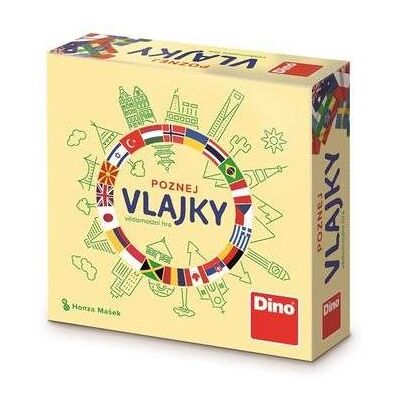 Dino Poznaj vlajky – cestovná hra Dino Poznaj vlajky – cestovná hra