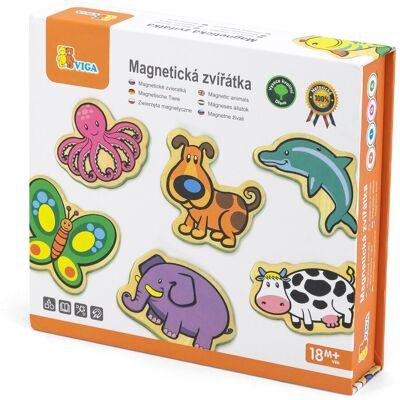 Viga Drevené magnety 20 ks – zvieratká Viga Drevené magnety 20 ks – zvieratká